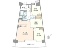 【埼玉県/入間市豊岡】ダイアパレスUアリーナ イーストウイング 間取り図