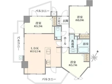 【東京都/立川市錦町】マイキャッスル立川エクセレントステージ 間取り図