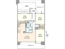 【埼玉県/朝霞市膝折町】コスモシティ朝霞台 間取り図
