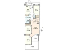【埼玉県/新座市栗原】コスモステージひばりヶ丘アミュージア 間取り図