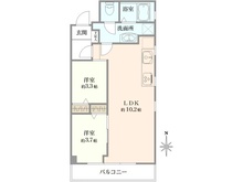 【東京都/豊島区南長崎】中銀南長崎マンシオン 間取り図
