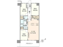 【東京都/昭島市宮沢町】パークホームズ昭島中神 間取り図