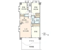 【埼玉県/さいたま市大宮区寿能町】ローヤルシティ大宮公園 間取り図