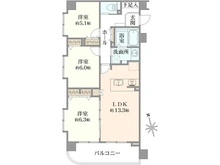 【東京都/東久留米市前沢】ダイアパレス花小金井 間取り図