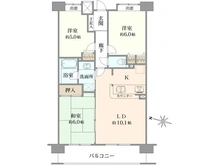 【埼玉県/川越市西小仙波町】ダイアパレス川越西小仙波 間取り図