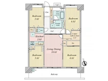 【千葉県/柏市柏】デュオガーデン柏見晴らしの丘 間取り図