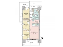 【千葉県/柏市旭町】プラウド柏ガーデン 間取り図