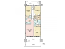 【東京都/江東区潮見】クレストフォルム東京ビューフォート 間取り図