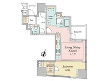 【東京都/豊島区南池袋】パークホームズ南池袋 間取り図