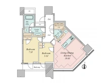 【東京都/渋谷区宇田川町】パークコート渋谷ザタワー 間取り図