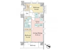 【東京都/渋谷区本町】ウエリス渋谷本町 間取り図
