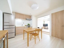 【東京都/世田谷区玉堤】尾山台ヒミコマンション 外観：約8.0帖　リビングダイニングキッチン