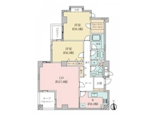 【東京都/小平市学園東町】ロイヤルヴィーゼ一橋学園 間取り図