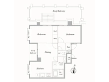 【東京都/世田谷区弦巻】ライオンズマンション馬事公苑第3 間取り図