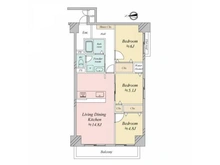【大阪府/大阪市西区立売堀】クローバーハイツ阿波座 間取り図