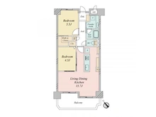 【大阪府/大阪市西淀川区御幣島】ユニハイム千船3番館 間取り図
