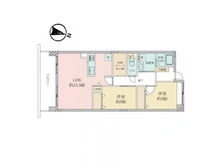 【大阪府/大阪市西淀川区野里】モンセーヌ塚本 間取り図