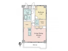 【大阪府/大阪市淀川区西宮原】メゾン第2新大阪 間取り図