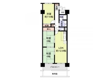 【大阪府/吹田市山田南】日興千里丘スカイマンションA 間取り図