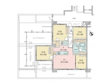 【千葉県/市川市広尾】クリオ南行徳パークフロント 間取り図