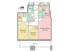 【東京都/港区芝】クレストプライムタワー芝 間取り図