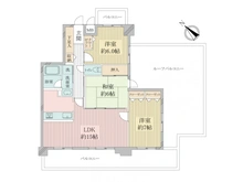【兵庫県/神戸市東灘区住吉台】カルム御影 間取り図