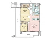 【東京都/江戸川区東葛西】プレシス葛西プロスタイル 間取り図