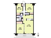 【埼玉県/さいたま市南区辻】朝日パリオ浦和辻 間取り図