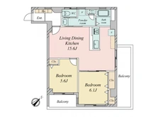 【東京都/中野区東中野】ヴィラロイヤル東中野 間取り図