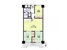 【大阪府/豊中市上新田】朝日プラザ千里A棟 間取り図