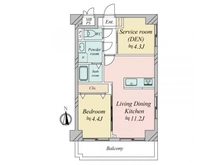 【大阪府/大阪市淀川区新高】ダイアパレス三国2号館 間取り図