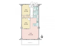 【大阪府/豊中市新千里南町】桃山台マンション 間取り図