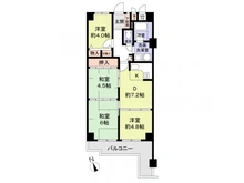 【大阪府/豊中市螢池中町】ドムール豊中 間取り図