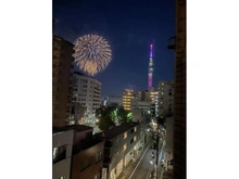 【東京都/台東区浅草】ドムール浅草 洋室からの眺望※2025年7月撮影
