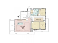 【東京都/立川市錦町】ライオンズマンション立川 間取り図
