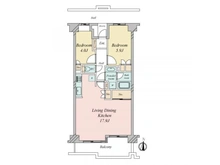 【東京都/豊島区巣鴨】アーバンハイツ巣鴨B 間取り図