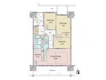 【大阪府/大阪市天王寺区四天王寺】ルネグラン四天王寺 間取り図