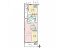 【大阪府/大阪市東住吉区駒川】プレミスト針中野駅前 間取り図