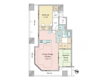 【大阪府/大阪市港区弁天】クロスタワー大阪ベイ 間取り図