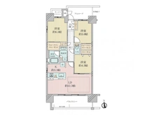 【大阪府/大阪市住吉区遠里小野】グランアッシュ我孫子前 間取り図