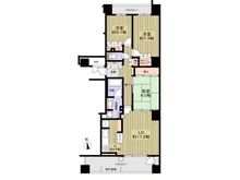 【愛知県/名古屋市千種区汁谷町】ヴィークステージ茶屋ケ坂スカイレジデンス 間取り図