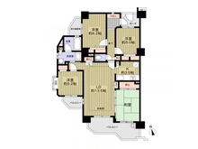 【愛知県/名古屋市名東区神丘町】藤和シティホームズ神丘 間取り図