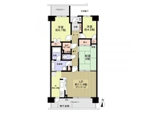 【愛知県/名古屋市東区白壁】白壁パーク・ホームズ 間取り図