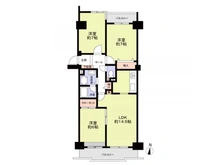 【愛知県/名古屋市熱田区花表町】神宮東コーポラスS棟 間取り図