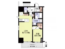 【愛知県/名古屋市中区栄】オープンレジデンシア栄THE　COURT 間取り図