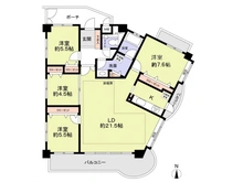 【愛知県/名古屋市千種区丘上町】サンライズ大国屋館覚王山ガーデン 間取り図