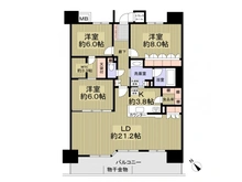 【愛知県/名古屋市名東区牧の原】藤和シティホームズ名東牧の原 間取り図