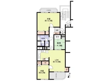 【愛知県/名古屋市昭和区高峯町】シャンボール山手D棟 間取り図