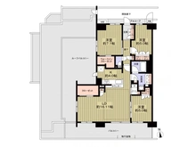 【愛知県/名古屋市北区猿投町】MID　WARD　CITY 間取り図