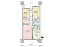 【兵庫県/神戸市中央区東川崎町】クレヴィアタワー神戸ハーバーランド 間取り図